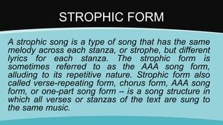 Strophic Meaning in Music: An Exploration of its Layers and Complexities